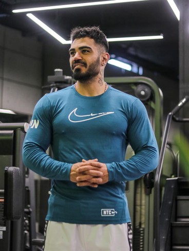 تيشرت مردانه مردانه آستين بلند RUN NIKE