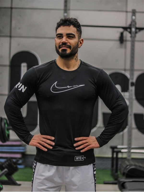 تيشرت مردانه مردانه آستين بلند RUN NIKE