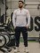 تيشرت مردانه مردانه آستين بلند نيم زيپ ADIDAS