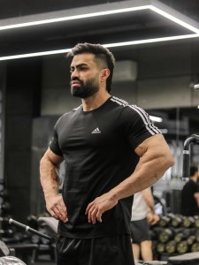 تيشرت مردانه مردانه آستين كوتاه نخ استرج ADIDAS