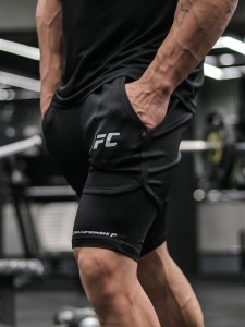 شلوارك كشاله دار مردانه مردانه غواصي جيبدار UFC