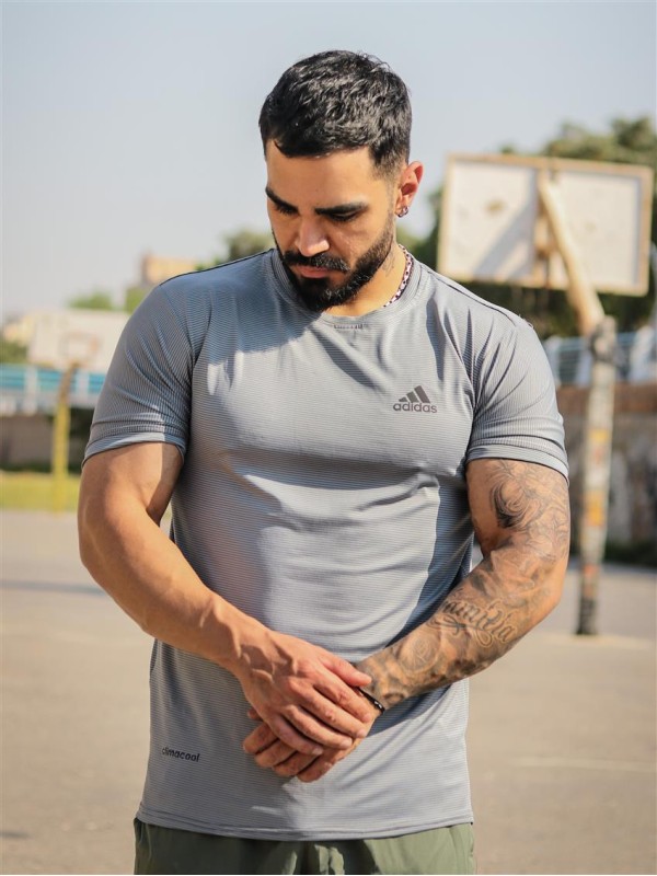 تيشرت مردانه مردانه آستين كوتاه آجري ADIDAS