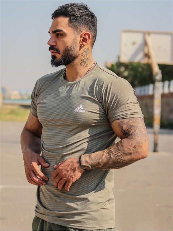 تيشرت مردانه مردانه آستين كوتاه آجري ADIDAS