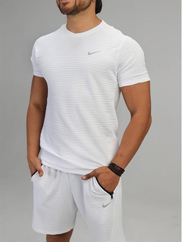 ست ورزشي مردانه مردانه تيشرت شلوارك T321 NIKE