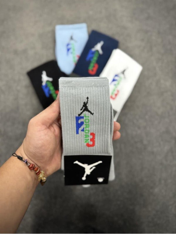 جوراب اسپرت ساق بلند 23 طرح جديد JORDAN