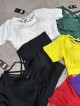 كراپ ورزشي زنانه پشت ضربدري گرم بالا NIKE