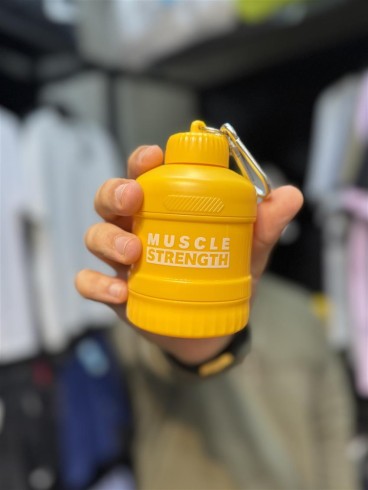 فانل پروتئين و جا قرصي لوازم ورزشي دو تكه muscle