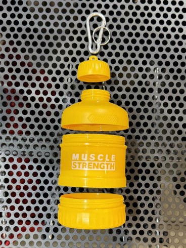 فانل پروتئين و جا قرصي لوازم ورزشي دو تكه muscle