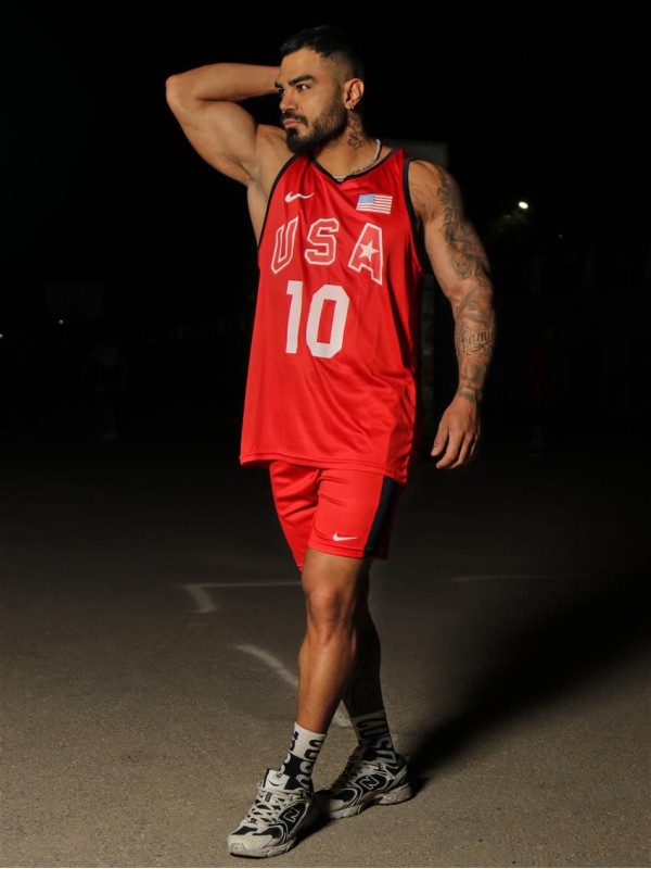ست ورزشي مردانه مردانه بسكتبالي USA TEAM