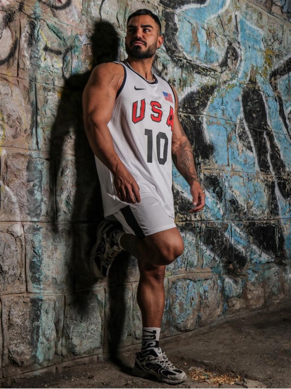 ست ورزشي مردانه مردانه بسكتبالي USA TEAM