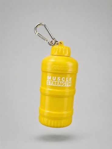فانل پروتئين و جا قرصي لوازم ورزشي سه تكه muscle
