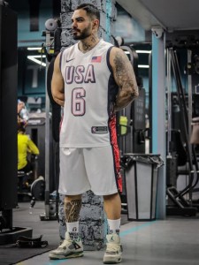 ست ورزشي مردانه مردانه بسكتبالي usa 6