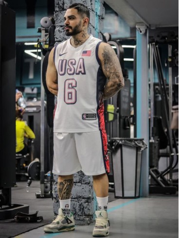 ست ورزشي مردانه مردانه بسكتبالي usa 6