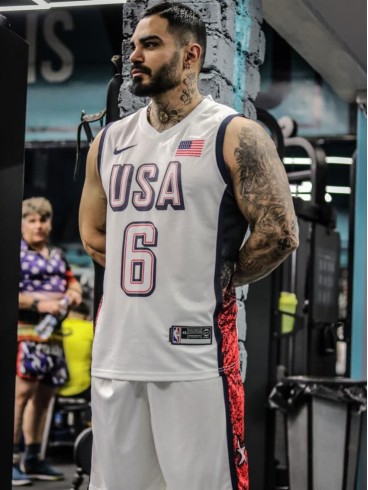 ست ورزشي مردانه مردانه بسكتبالي usa 6