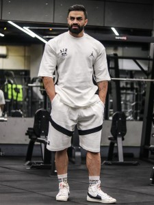 ست ورزشي مردانه مردانه تيشرت شلوارك air JORDAN
