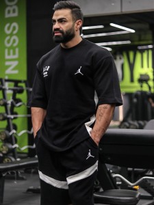 ست ورزشي مردانه مردانه تيشرت شلوارك air JORDAN