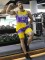 ست ورزشي مردانه مردانه بسكتبالي سابلي LAKERS