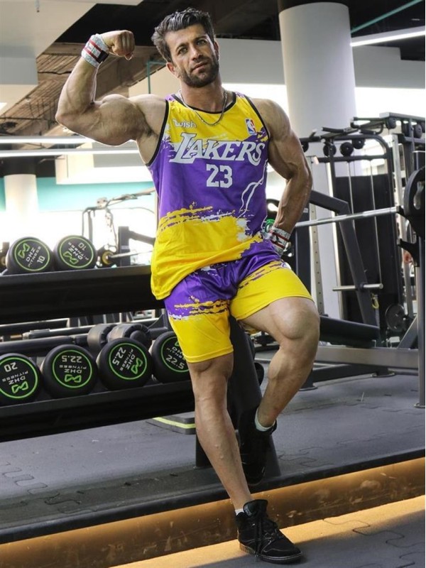 ست ورزشي مردانه مردانه بسكتبالي سابلي LAKERS