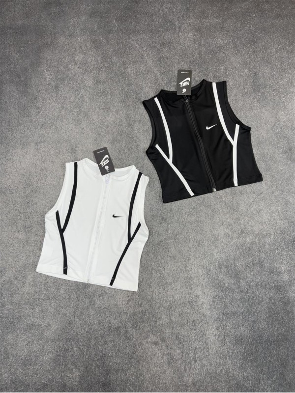 كراپ ورزشي زنانه حلقه اي زيپدار NIKE
