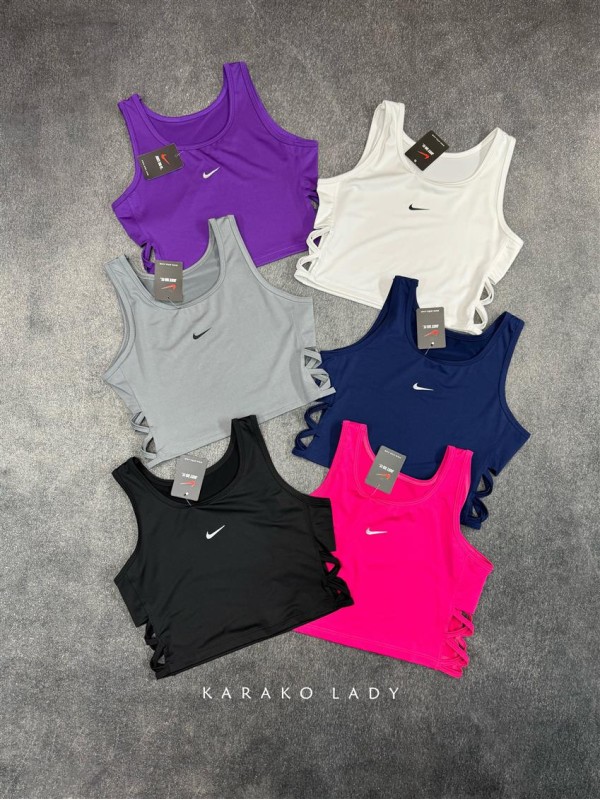 كراپ ورزشي زنانه حلقه اي بغل بندي NIKE