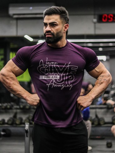 تيشرت مردانه مردانه آستين كوتاه NEVER NB