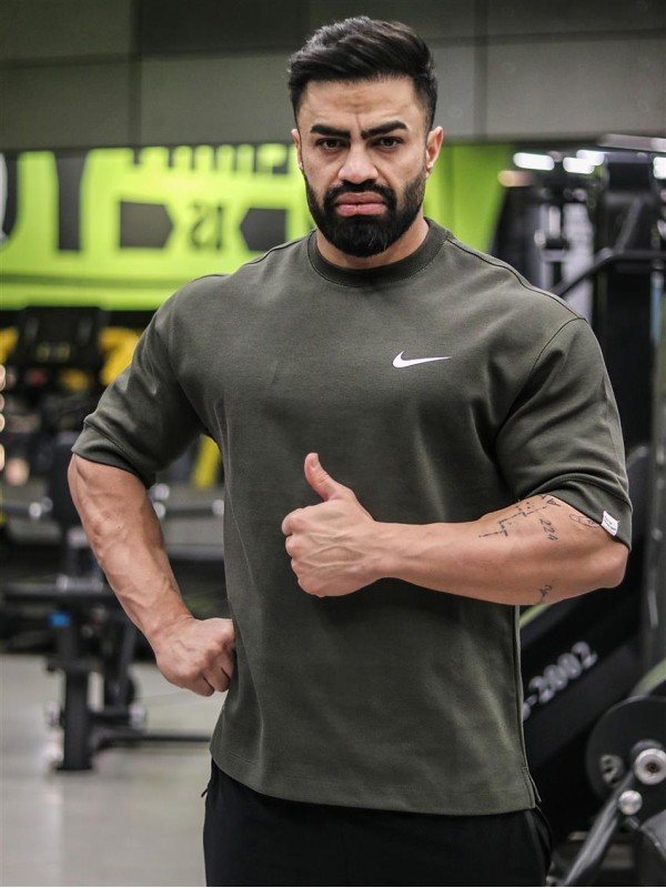 تيشرت مردانه مردانه آستين كوتاه دبل فيس NIKE