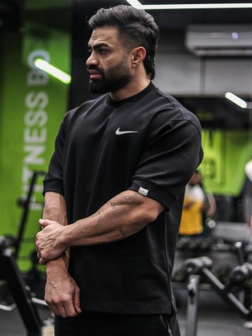 تيشرت مردانه مردانه آستين كوتاه دبل فيس NIKE