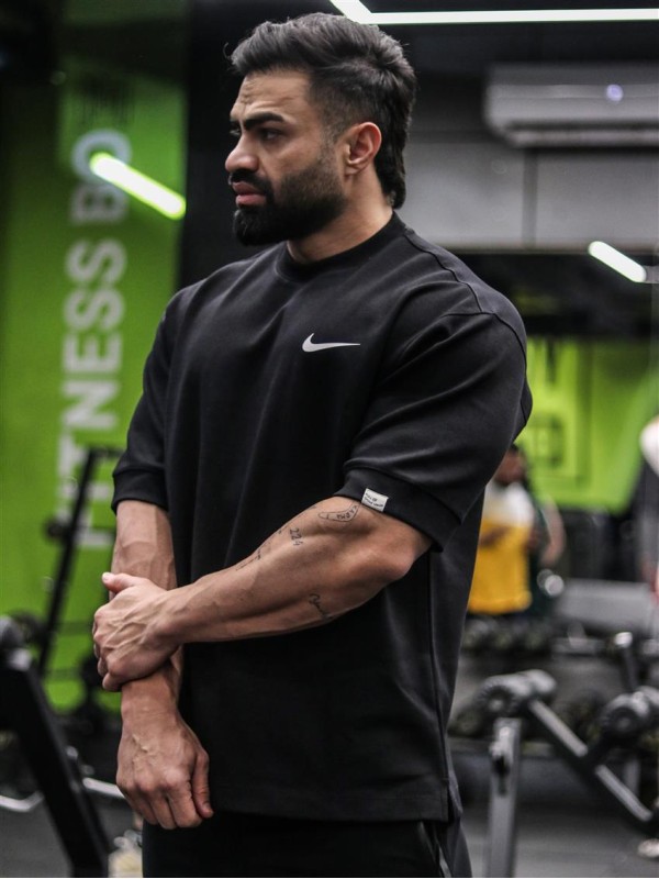 تيشرت مردانه مردانه آستين كوتاه دبل فيس NIKE