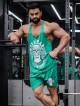 ست ورزشي مردانه مردانه ركابي و شلوارك بند نازك work hard