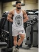 ست ورزشي مردانه مردانه ركابي و شلوارك بند نازك work hard