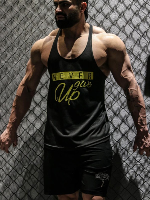 ركابي مردانه مردانه بند نازك never give up