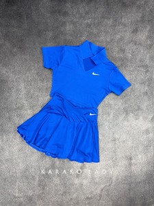 ست ورزشي زنانه زنانه نيم تنه و دامن seven NIKE