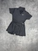 ست ورزشي زنانه زنانه نيم تنه و دامن seven NIKE