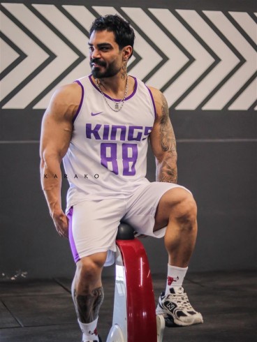 ست ورزشي مردانه مردانه بسكتبالي king شلوارك بلند