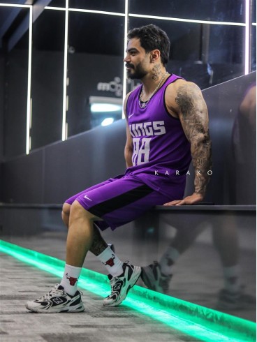 ست ورزشي مردانه مردانه بسكتبالي king شلوارك بلند