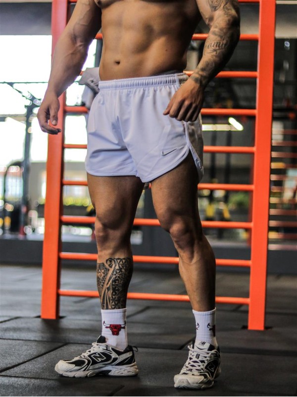 شلوارك مردانه مردانه چاكدار لوگو ژلاتين NIKE