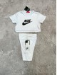 ست ورزشي زنانه زنانه كراپ و شلوارك NIKE