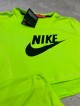 ست ورزشي زنانه زنانه كراپ و شلوارك NIKE