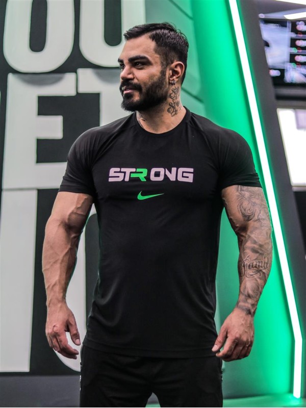 تيشرت مردانه مردانه آستين كوتاه Strong بيسكوييتي NIKE