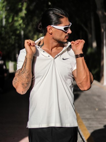 تيشرت مردانه مردانه آستين كوتاه يقه دار 195 NIKE