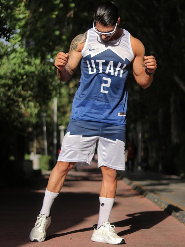 ست ورزشي مردانه مردانه بسكتبالي utah2 NIKE