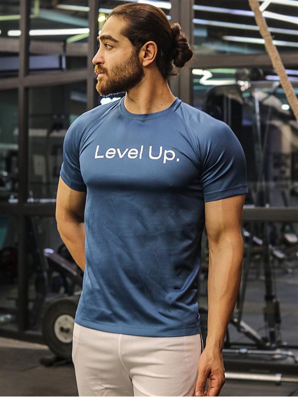 تيشرت مردانه مردانه آستين كوتاه level up