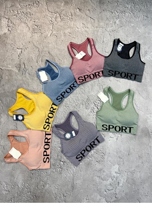 نيم تنه ورزشي زنانه كبريتي SPORT