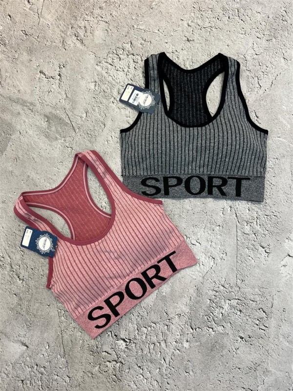 نيم تنه ورزشي زنانه كبريتي SPORT