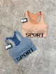 نيم تنه ورزشي زنانه كبريتي SPORT