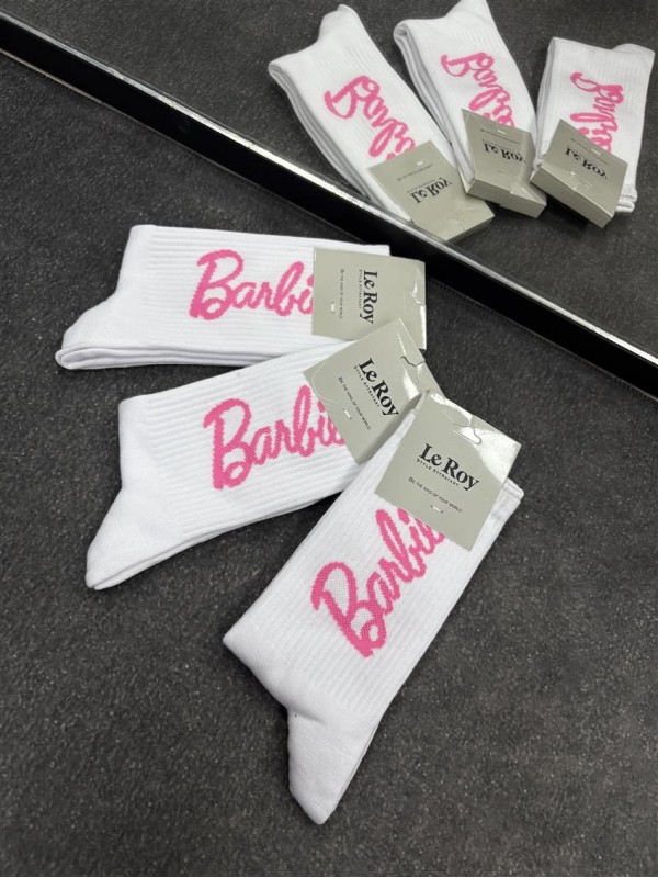 جوراب اسپرت ساق بلند barbie