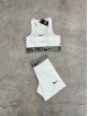 ست ورزشي زنانه زنانه نيم تنه و شلوارك NIKE PRO