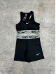 ست ورزشي زنانه زنانه نيم تنه و شلوارك NIKE PRO