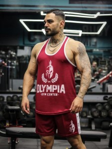 ست ورزشي مردانه مردانه ركابي و شلوارك olympia new
