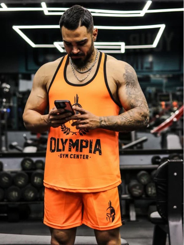ست ورزشي مردانه مردانه ركابي و شلوارك olympia new